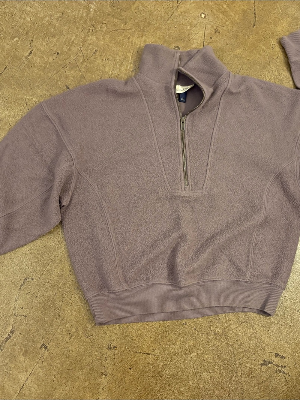 Universal Thread Lavender Half-Zip Fleece Pullover